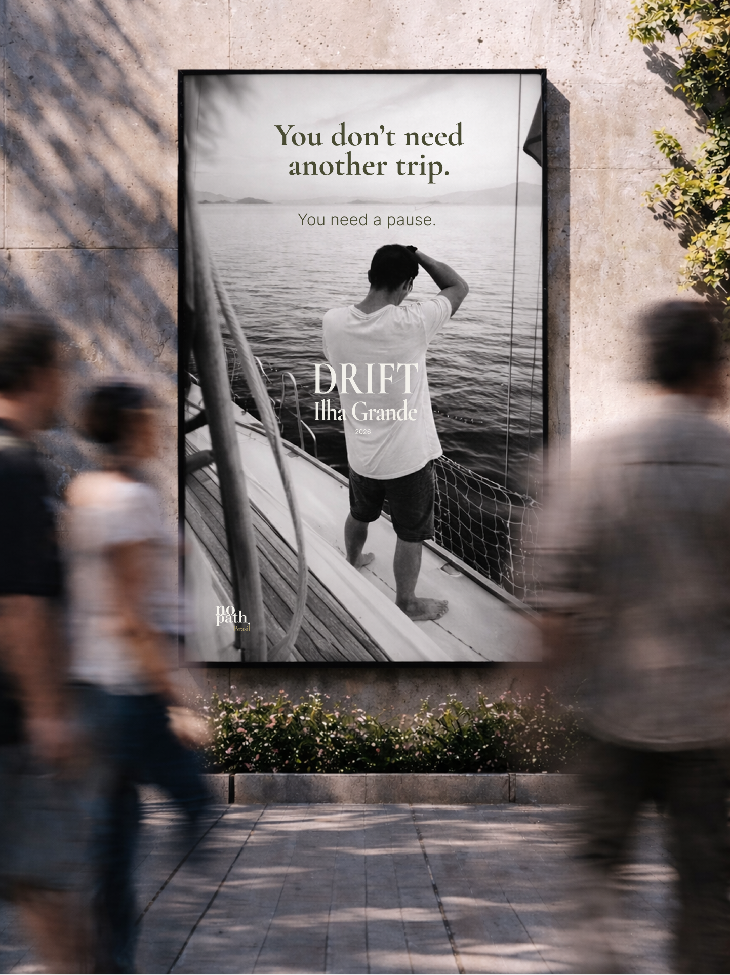 DRIFT Ilha Grande — out-of-home billboard